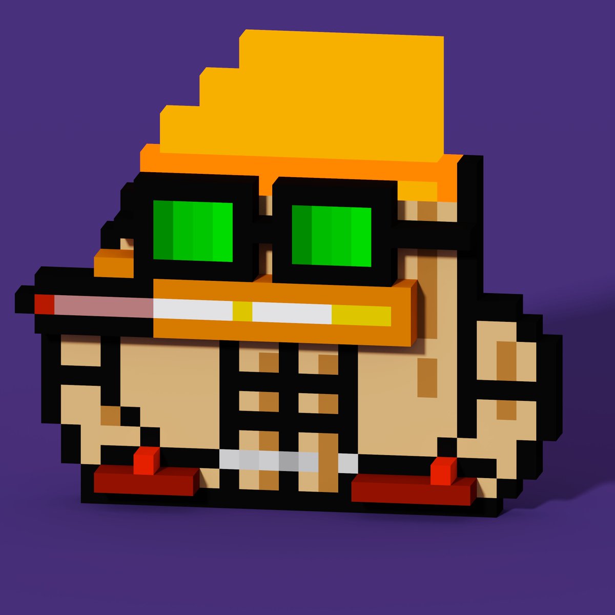 CryptoadzVoxel's tweet image. Listed on @opensea 
Raid him toadz🐸
#NFTCommunity #pixelart #cryptoadzNFT #NFTSold #NFT #NewProfilePicture  CC @gremplin
@Cryptoadz531 for you buddy
