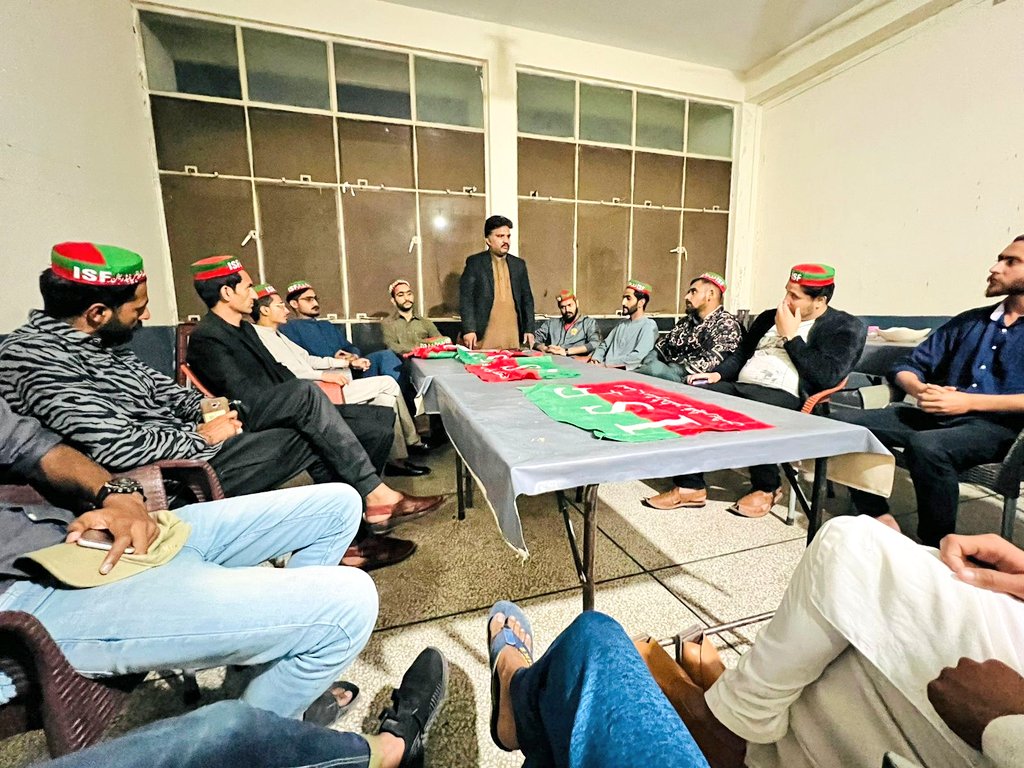 ChEitizazAshraf's tweet photo. Introductory meeting @ISFPakistan at MUST.

@PTIofficial https://t.co/dgpbuEOBGI