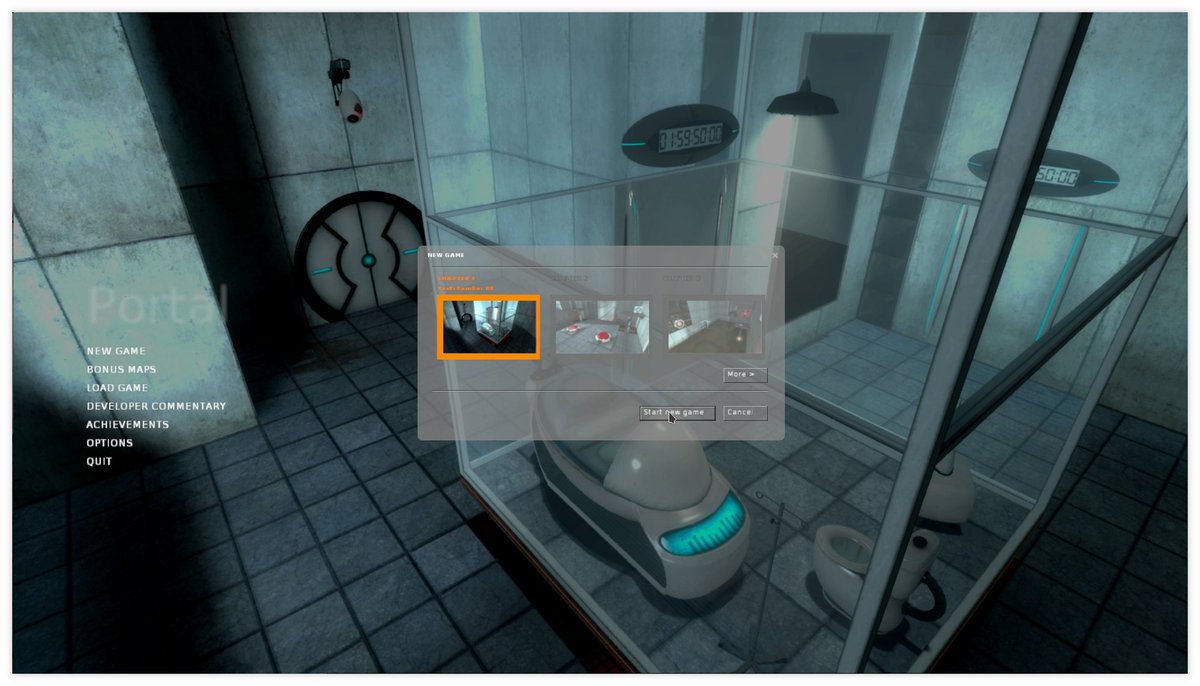 Lina_Hoshino's tweet photo. OMG Portal works with emulated software rendering!
It's completely unplayable at 3 SPF or so, but this is really funny wwwww
Let's get it running on the real GPU tomorrow!! β¨β¨
Good night~! https://t.co/8YIDf64rSN