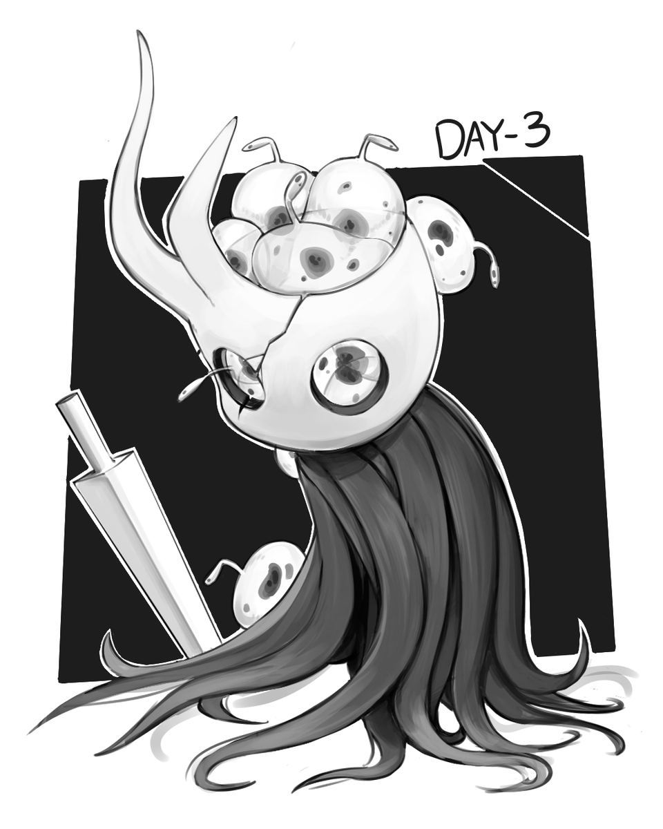 one of the drawings I did for last year's Inktober
#hollowknight