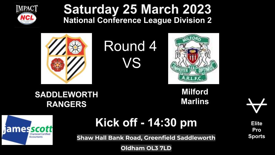 This Saturday, <a href="/OfficialNCL/">National Conference League - RL</a> Div 2 round 4 <a href="/MilfordARLFC/">Milford ARLFC (Leeds)</a> come down and watch the next generation Under 7's Broncos v Bulldogs at lunchtime.⚫⚪⚫🏉