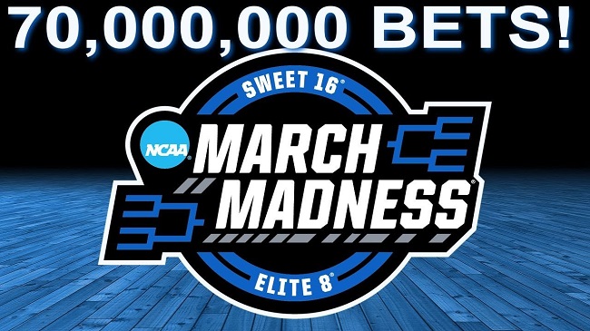 70 Million Bets on March Madness Games!  - More people will bet on the March Madness basketball tournament than the Super Bowl!