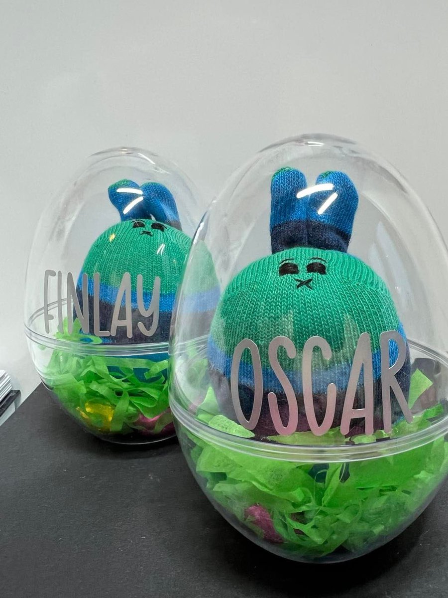 Still time to order a personalised Easter bunny egg! 

Includes a handmade sock bunny and some Easter treats. 

£10 each plus p&amp;p

#shopsmall #MHHSBD