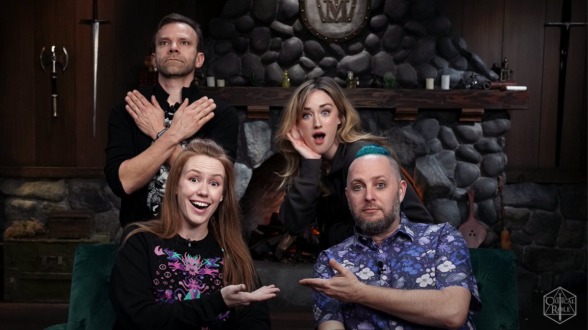 Critical Role on X: Pouring one out for Broomy 🧹 #4SidedDive