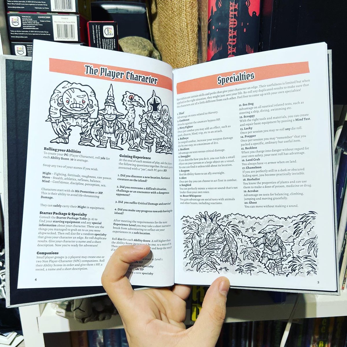 diogo_oldskull's tweet image. ISLE OF IXX
Created by @skullfungus and Published by @gamesomnivorous 

A compact full fledge #TTRPG and setting adventure by the creative mind behind some of my favorite #DungeonMaps out there! And in a #Weird #Fantasy #Island with #Dinosaurs!

#IndieGame #DnD #StockholmKartell