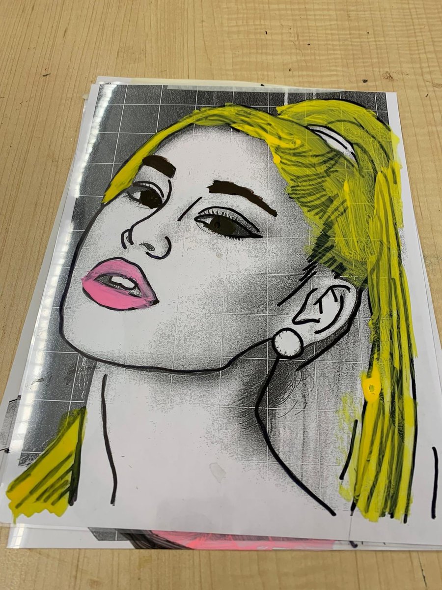 ESCofNJ's tweet photo. Check out some celebrity art work by NuView Academy students! 🎨 #ESCNJ #NuViewNJ https://t.co/oYdE9OEWH4