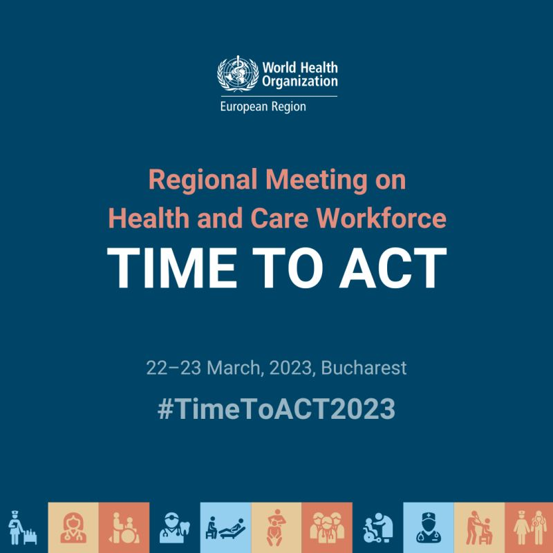 #TimeToAct2023 Devalued and demoralized, health providers in country after country need our help. Our landmark @WHO_Europe Meeting on the Health & Care Workforce seeks to galvanize government actions to support and protect all health and care workers. who.int/europe/news-ro…