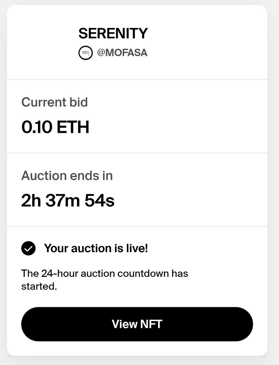 M04ASA's tweet photo. π¨3 Live Auctionsπ¨
Good Night Legends π½
New mint tomorrow
4th piece of my #10DAYSOFAI journey π₯π₯
Watch out ππ€π’π https://t.co/SHYTYpoj5C