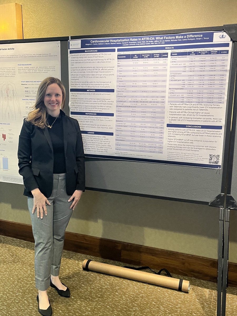 Rates of CV hospitalizations are higher with ATTRv c/w ATTRwt CA and with increasing NTproBNP. Nice work ⁦@Margie_Cuomo⁩ ⁦@MathewMaurer⁩ ⁦@HanniaRamosMD⁩ ⁦@JLRosenthal⁩ ⁦@KMAlexanderMD⁩ ⁦@DrJennHaythe⁩