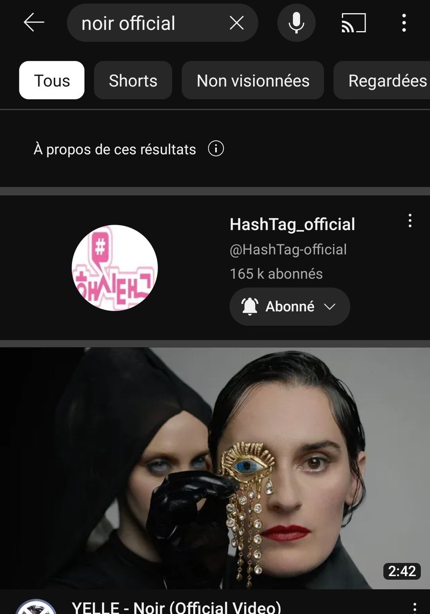 NoirFrance_'s tweet photo. On savait que Luk n'était pas une super agence mais alors là! 
Ils ont supprimé toutes les vidéos youtube de NOIR pour remplacer leur chaîne par celle d'Hashtage🫠
C'est à dire que les garçons ont travaillé pendant plus de 5 ans hyper dure pour voir tout leur travail envolé en + https://t.co/3MtmbeyNc7