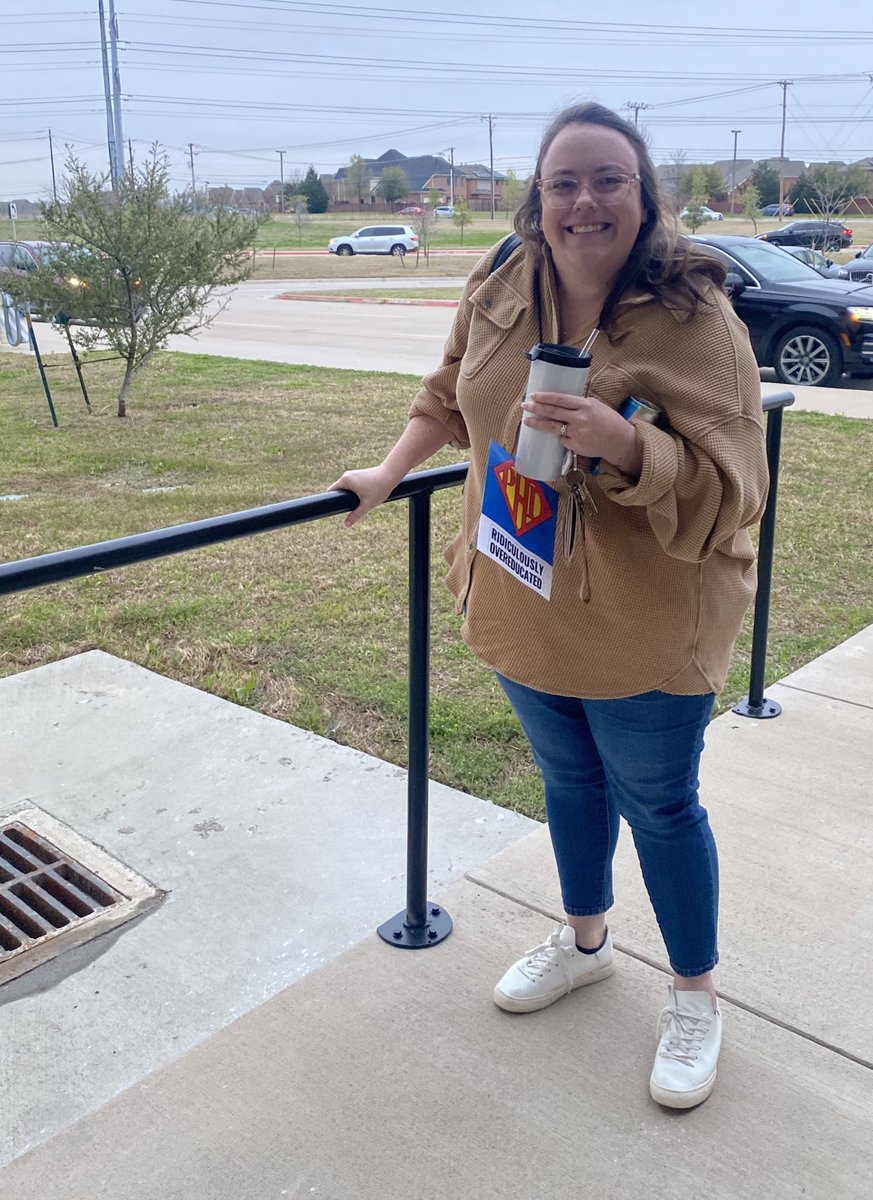 What a day!  We Westies could not be more proud of our newest, ridiculously educated PHD, Dr Schuyler Beecher!  <a href="/CMSWestWrangler/">Coppell Middle School West</a> @SM_Beecher