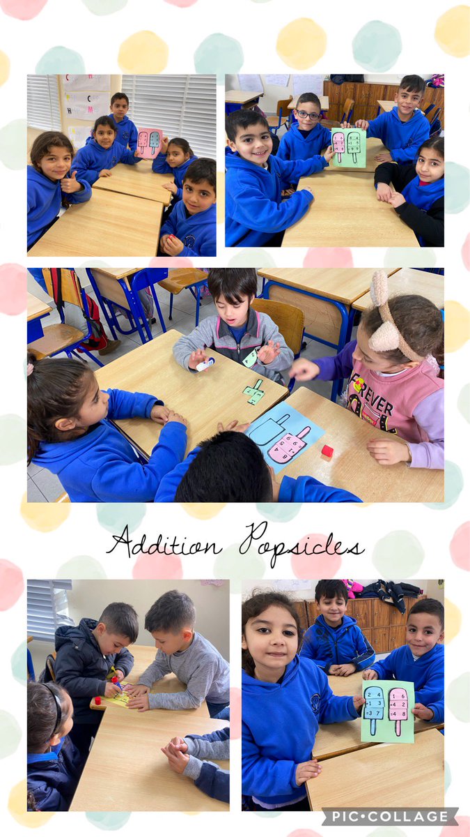 Addition Ice-pops ! 
 Grade 1 Learners practiced adding 2 digit numbers through Ice pops activity !  <a href="/MakAishaSchool/">MakAishaSchool</a> <a href="/FawziehHn/">fawziehhnaini</a>