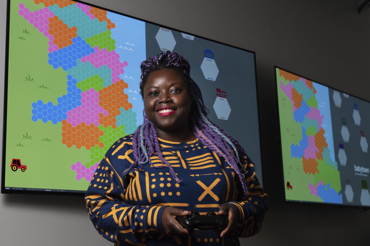 UChicago Civic Engagement (@uchiengagement) on Twitter photo Ashlyn Sparrow — a UChicago <a href="/WestonGameLab/">WestonGameLab</a> game designer — wants young people from Chicago’s South Side to take her job someday. She says she's eager to show local students that they too can turn their personal interests into fulfilling careers: bit.ly/3TxlXGZ. Ashlyn Sparrow — a UChicago <a href="/WestonGameLab/">WestonGameLab</a> game designer — wants young people from Chicago’s South Side to take her job someday. She says she's eager to show local students that they too can turn their personal interests into fulfilling careers: bit.ly/3TxlXGZ.