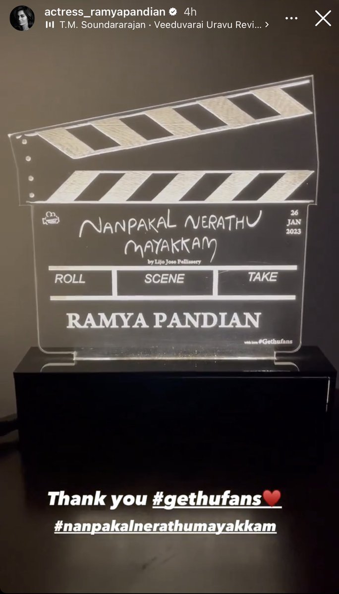 arbitrator_the's tweet photo. #RamyaPandian
Thats an infinite love alwayzz for u RP🫶🏼♥️…!!
#Gethufans ♥️✨..!!
#NanpakalNerathuMayakkam https://t.co/eR2pFuxHJD