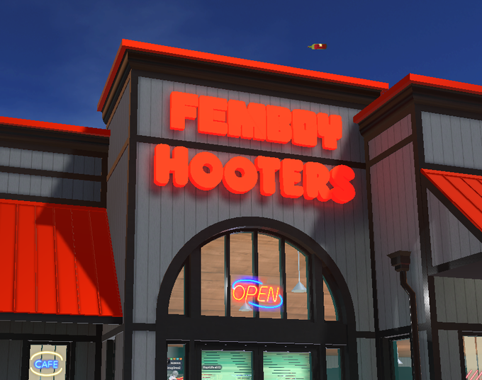 Been playing around with VRChat so of course I went to Femboy Hooters https://t.co/p4Z7TmceXN<a href="/tag/ax2022"class="tags"><span>#ax2022</span></a>
