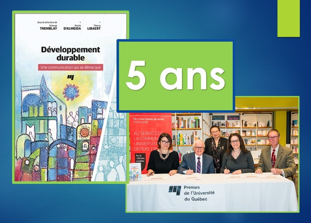 DD - Une #communication qui se démarque a 5 ans! Codirection avec Nicole d'Almeida, <a href="/Thierrylt/">Thierry Libaert</a>. Collaboration de plusieurs spécialistes. Lectorat fidèle. 🙏 
lnkd.in/dgn5WYB

5 ans aussi: Renouvellement de l’engagement des communicateurs Qc.🙏 
lnkd.in/eCFqNfYN