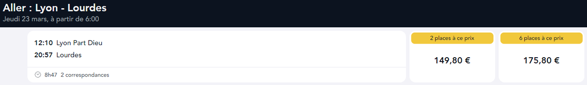Tom65380's tweet photo. @SNCFConnect Pour quelle raison un trajet disponible à la réservation passe en non réservable lors d'un échange de billet suite à un train supprimé ? 🤔
J'aimerais pouvoir avoir ce train avant qu'il n'y ait plus de place. https://t.co/SXOTmgoQAl