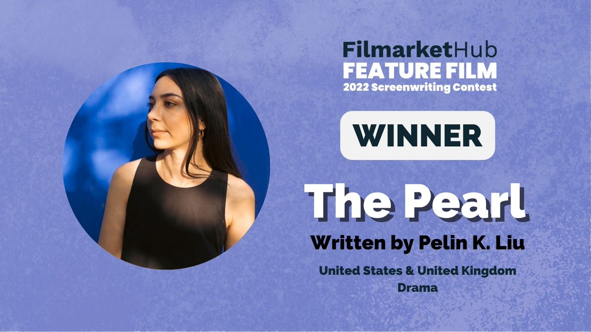 🎉We're thrilled to unveil the winner of our 2022 Feature Film Screenwriting Contest: 

'THE PEARL' by the talented @onelongpiece 🏆👏 

We can't wait to see it come to life! 🎬 And a big shoutout to the writer, who will receive  $3,000 

More details 👉 shorturl.at/flmQX