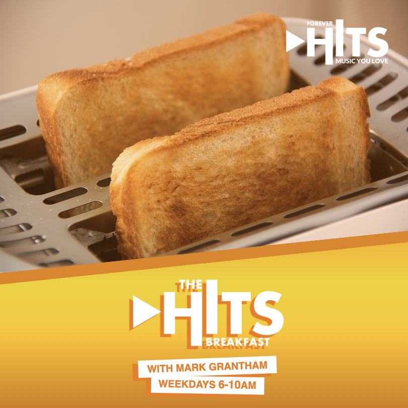 ⏰  Wake up with Mark Grantham and the UK’s biggest hits. Test your knowledge with the Breakfast Brain teaser and pick the School Run Sing-a-long.  Get Up and Going from 6am with The Hits Breakfast 🕕