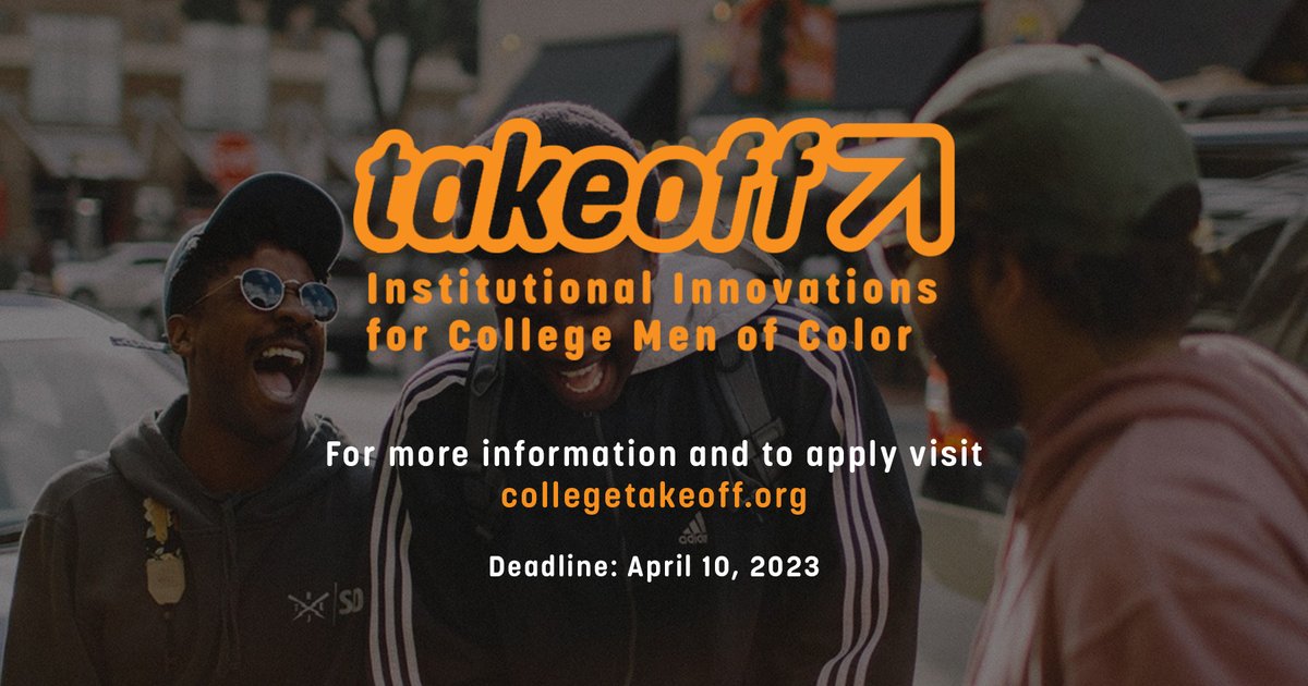 USCRaceEquity's tweet photo. The Center is providing $75k grants + strategy coaching, all-employee professional learning sessions, &amp; tools to 12 community colleges that are serious about accepting institutional responsibility for the #academic success of #menofcolor. Deadline's 4/10. https://t.co/kbVdRUBoJ5 https://t.co/IhV8b3LJ3y