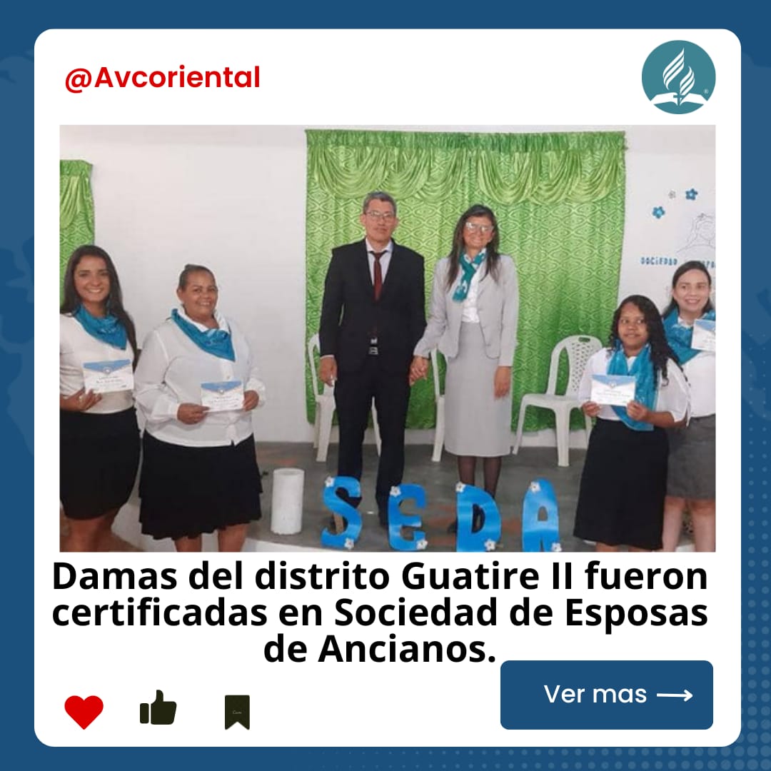 Damas certificadas en Sociedad de Esposas de Ancianos son líderes de la iglesia designados por Dios, para apacentar a la grey juntamente con la pareja ministerial.

#Avcoriental
#Uvoriental