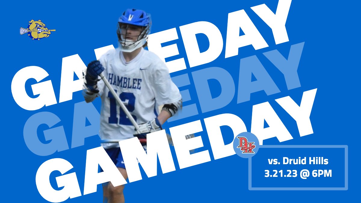 Looking to make it 3 in a row tonight at <a href="/DHHSsports/">Druid Hills Athletics</a>