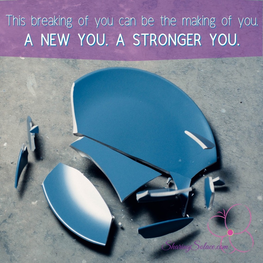 SharingSolace's tweet photo. You're not broken, you're just pre-put back together! Have you heard of Kintsugi? It's the Japanese process of repairing ceramics, traditionally with lacquer and gold, leaving a gold seam where the cracks once were. The technique consists in joining frag… https://t.co/GxZgEGKsDh https://t.co/dDHz7xMKrK