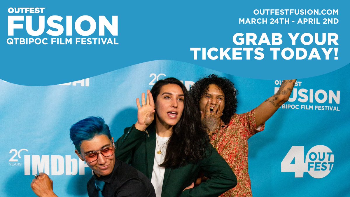 EdgeMediaNet's tweet image. #OutfestFusion is back! @Outfest’s film festival dedicated to QTBIPOC stories is showcasing heartfelt queer romances, gripping political documentaries, family friendly programming and more. March 24 - April 2 in-person in LA &amp;amp; online. Get tickets here: outfestfusion.com/schedule #ad