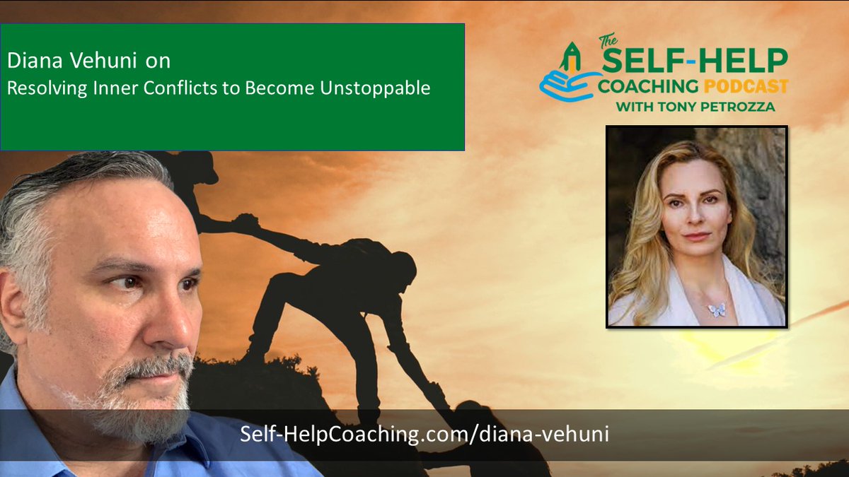 TheSelfHelpCoa3's tweet photo. Tune into our latest episode with @DianaVehuni to find out the importance of identifying and resolving the inner conflicts that slow us down and often even stop us from achieving our full potential. https://t.co/pmjVV5G1H6