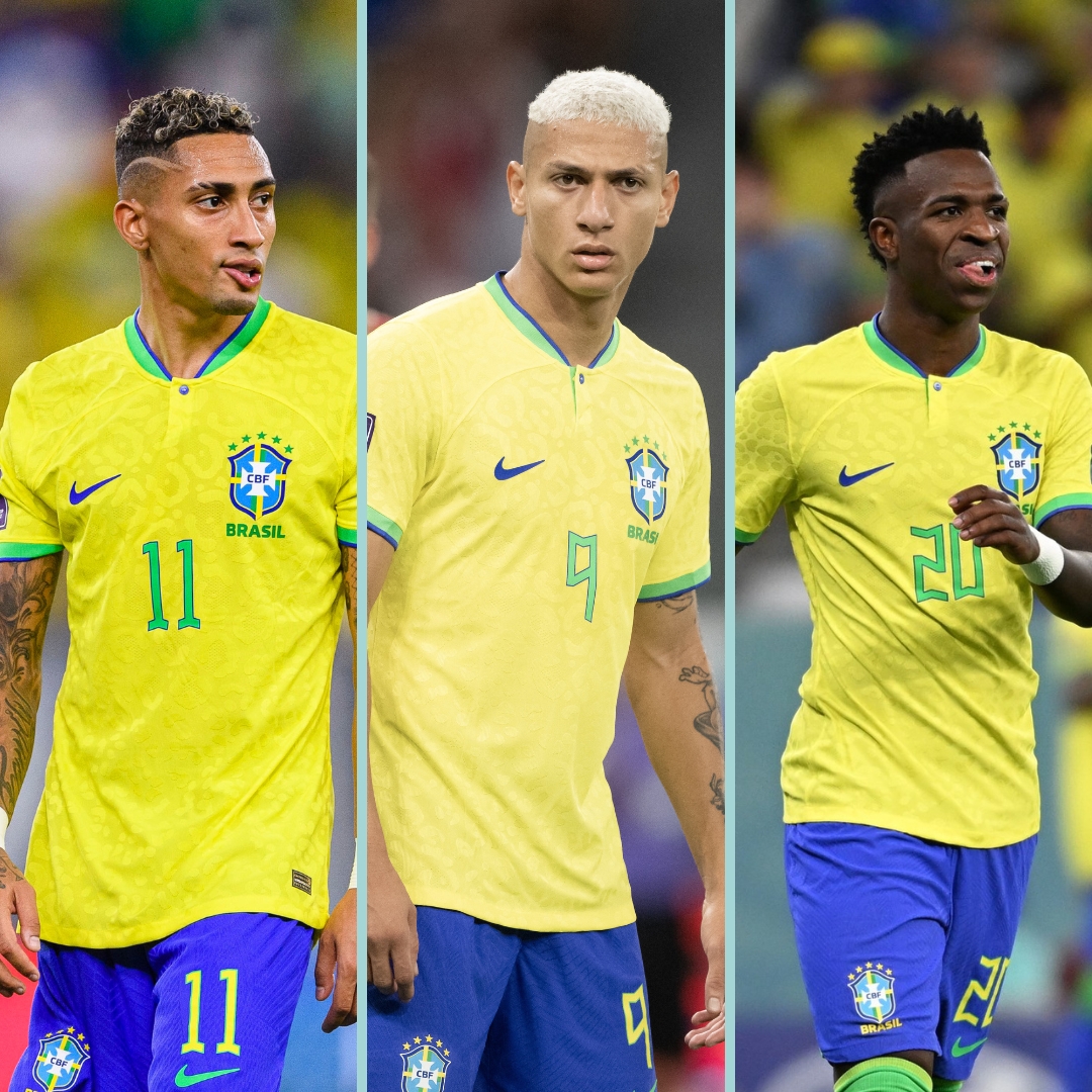 Transfersdotcom's tweet image. Raphinha, Richarlison, Vinicius Jr.

Start one, bench one, sell one 👇