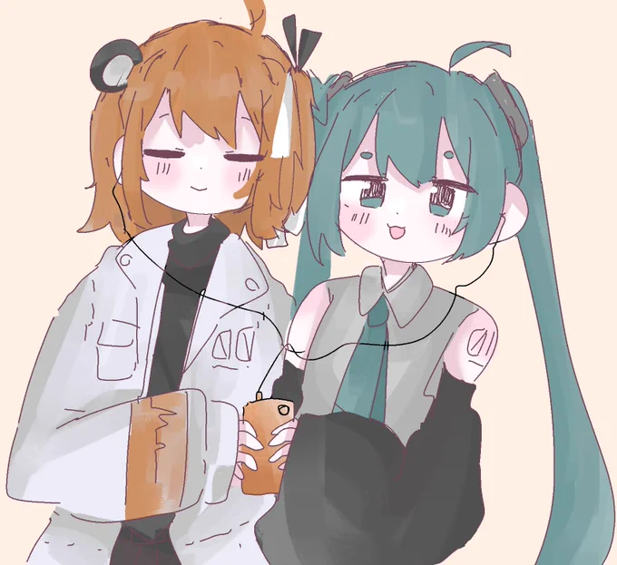 ボカコレ楽しかったです   #初音ミク #足立レイ #イラスト #絵柄が好きっていう人にフォローされたい