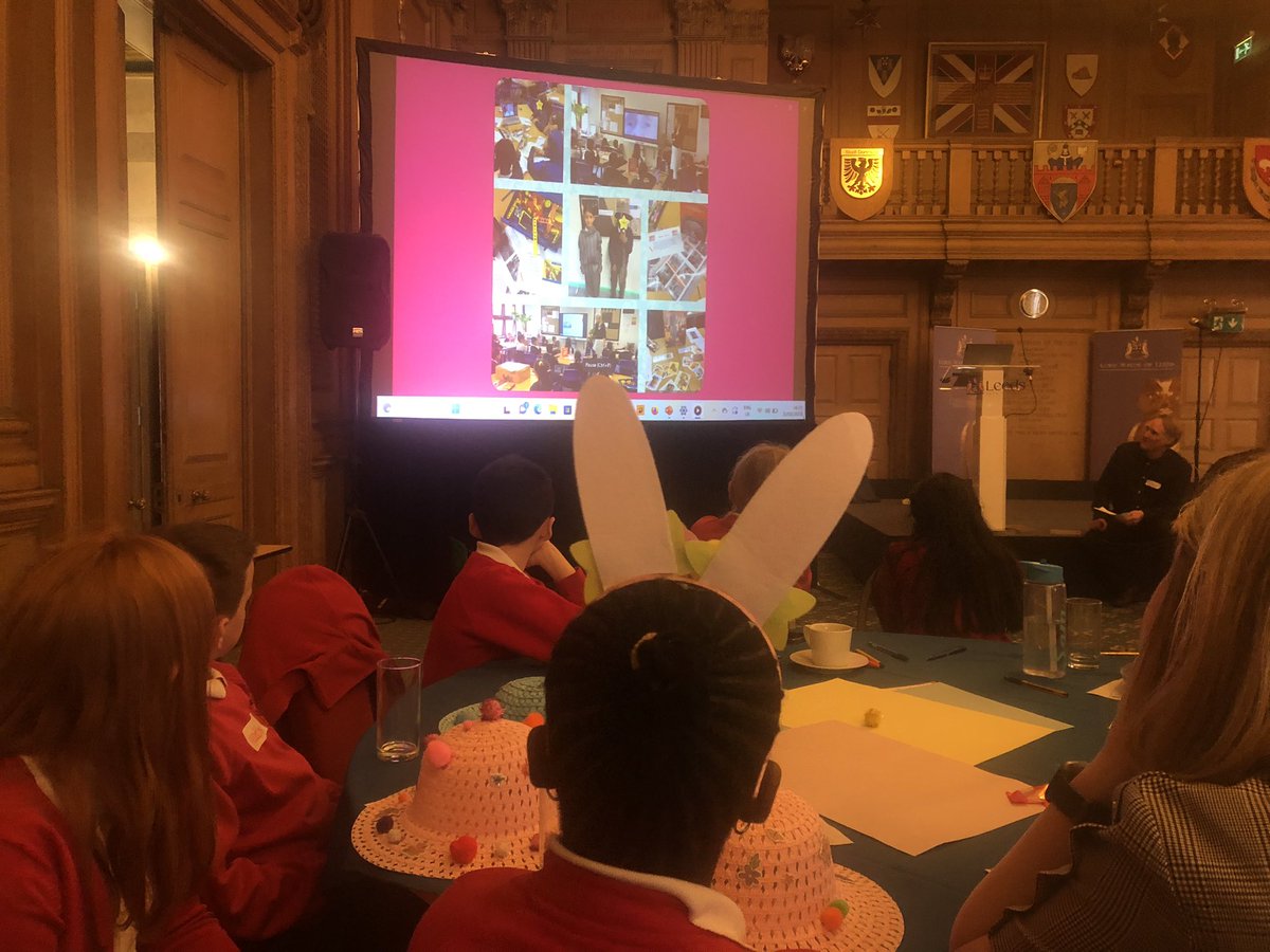 DECLeeds's tweet image. Wonderful to see so many bunny ears at our @IntergenLinking celebration today at #Leeds civic hall. @Linking_Network #friendship