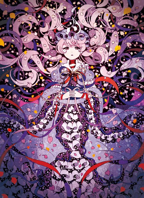 幽雅に咲かせ、墨染の桜を聞いていたら幽々子様を流したくなったので、うちの幽々子様を放流しておきます… 