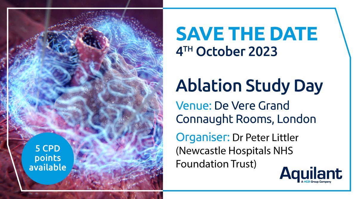 📢SAVE THE DATE📢

We are excited to announce our Ablation Study Day with course organiser Dr Peter Littler in London supported by an excellent international faculty

Agenda and registration to be released soon!
#livertwitter #iRad #ablation #withoutascalpel #IR #HPBablation #HPB