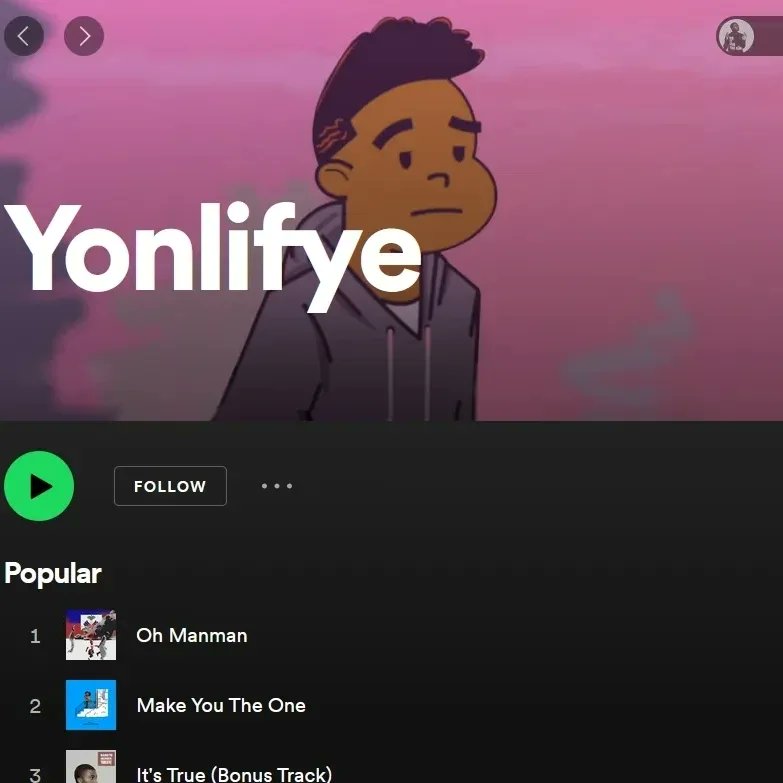 Yonlifye's tweet photo. Name change from "One Life" to "Yonlifye". So if you used to follow me on Spotify, please follow my new profile page because all except for one or two songs has been moved over to it.

https://t.co/kkQyp0cj5f

#musician #artist #gospel https://t.co/H1EFGgTULN