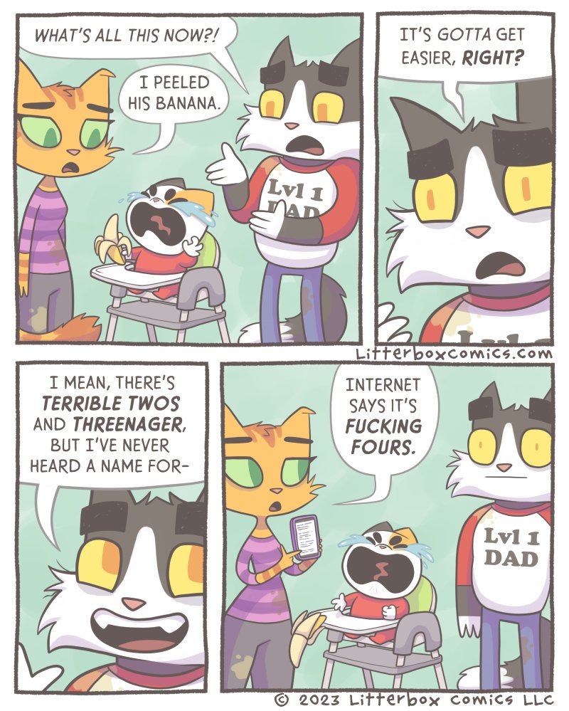 Litterbox Comics on Twitter "NEW Comic It's Gotta Get Easier (Based