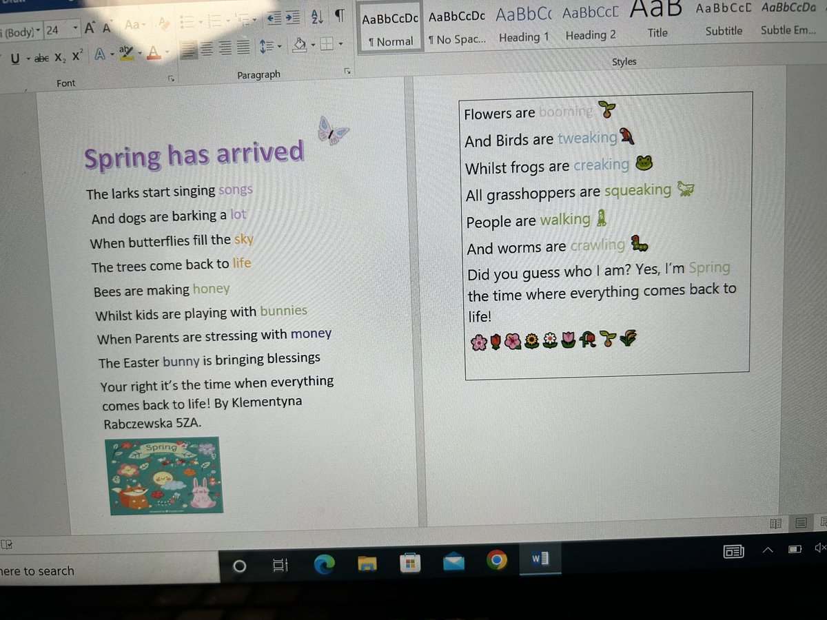 It’s World Poetry Day! ✏️✨ After talking about it in assembly yesterday, <a href="/Miss_Shaw27/">Miss Shaw</a> has been overwhelmed with beautiful poems that have been written by some of our children 🥰 #WorldPoetryDay