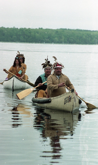 CArchivesBHC's tweet photo. Every Spring, the Mohawks of the Bay of Quinte re-enact the arrival of their ancestors on May 22nd, 1784. #ArchivesSpringtime This photo was taken at the event in 2000 for the Intelligencer newspaper. https://t.co/tvtPt7OMnb https://t.co/NvPJ9wCpEV