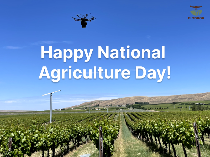 UAVIQ_Ag's tweet photo. Happy National Ag Day!
Today we are celebrating growers and ag professionals that despite droughts, floods, inflation, and other day-to-day challenges are always standing up and working to put food on our table. Thank you!

#nationalagday #biocontrolbydrone #biologicalcontrol https://t.co/NM0Rh1vJ2O