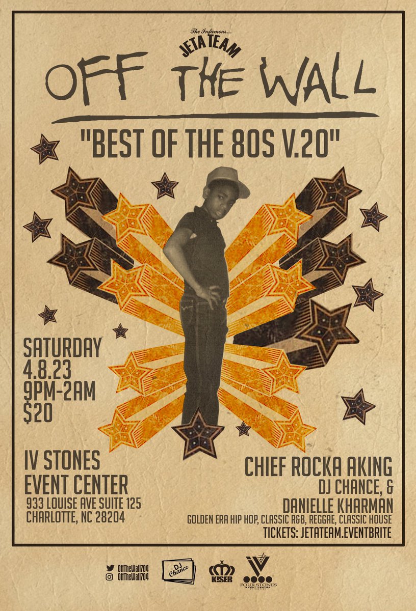 AkingAllah's tweet photo. Charlotte’s premier 80s Dance Party!!  Plus I’m celebrating my 50th with other great Aries people!! https://t.co/EJSi5pJl4C