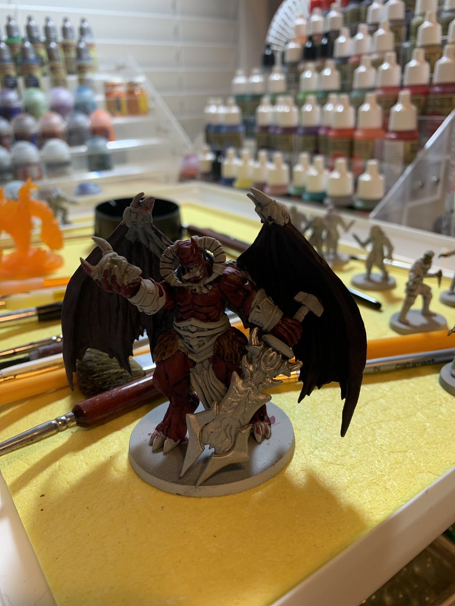 TheGDGame's tweet image. Wip

One hour a painting a day
….. #wip #gamesworkshoppaints #minipainting #hordes #old school #dnd#nolzursmarvelousminiatures #reaperbonesminiatures #pathfinderdeepcuts 
#armypainter #blacklistminiatures