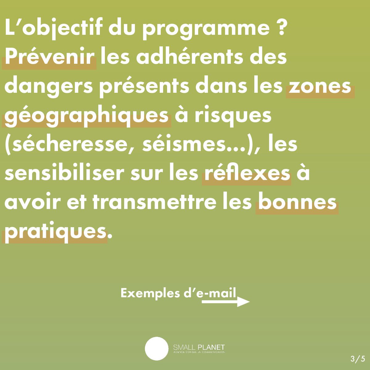 smallplanetCom's tweet image. Pour correctement commencer cette nouvelle semaine, on vous parle d'une campagne axée sur un programme relationnel pour un acteur majeur de l'Assurance ! 

N'oubliez pas de swiper jusqu'à la fin...