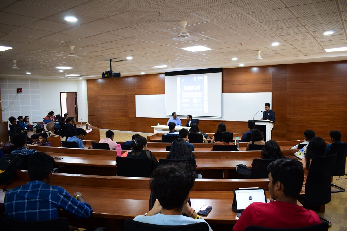 baseu_quizclub's tweet photo. Excitement was at its peak as BODH'23 kicked off yesterday with its first intercollegiate event! 🎉🎊 Our honored guest, Vice Chancellor Dr. N.R. Bhanumurthy sir (@nrbmurthy73) graced the opening ceremony with his presence.

#BODH23  #IntercollegiateEvent  #basebengaluru #baseu https://t.co/bk2cyPD41U