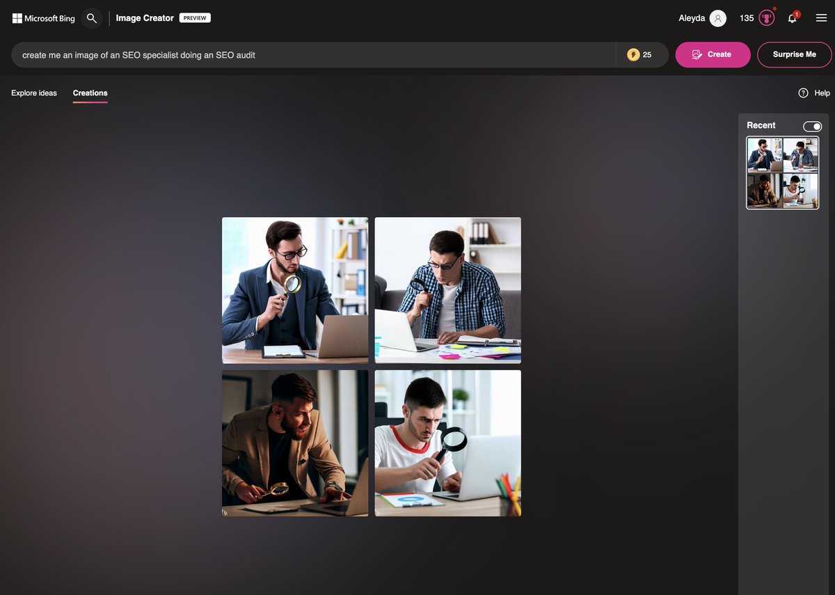 aleyda's tweet photo. Goodbye stock photos? Bing has just launched its AI based Image Creator Tool: "we are bringing Bing Image Creator, new AI-powered visual Stories... Powered by an advanced version of the DALL∙E model from our partners at OpenAI" - Try now: 

https://t.co/7fWqxPewng https://t.co/KdDoU2TdBK