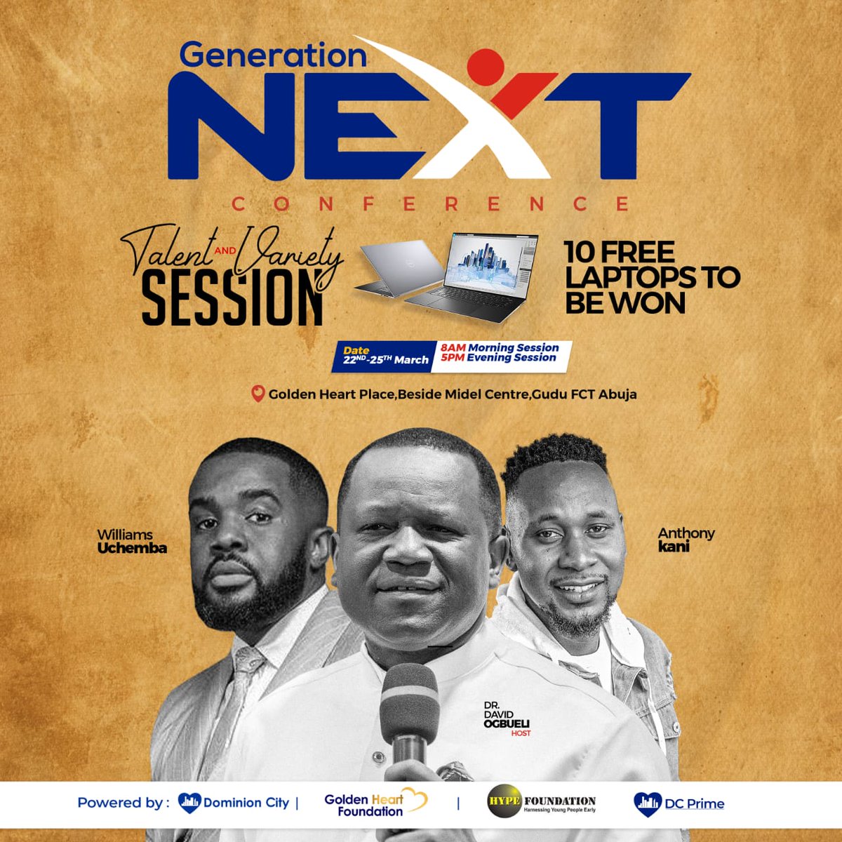 dcprimeabuja's tweet photo. Just one day to go, you don't want to miss out on the Generation Next Conference with @pstdavidogbueli .

Register Now: https://t.co/1K91PhKyEX.

#generationnext #prime #dcprime #dcprimeabuja #primesundays #primesunday #hypefoundation #AbujaTwitterCommunity https://t.co/3oThWbzBlQ