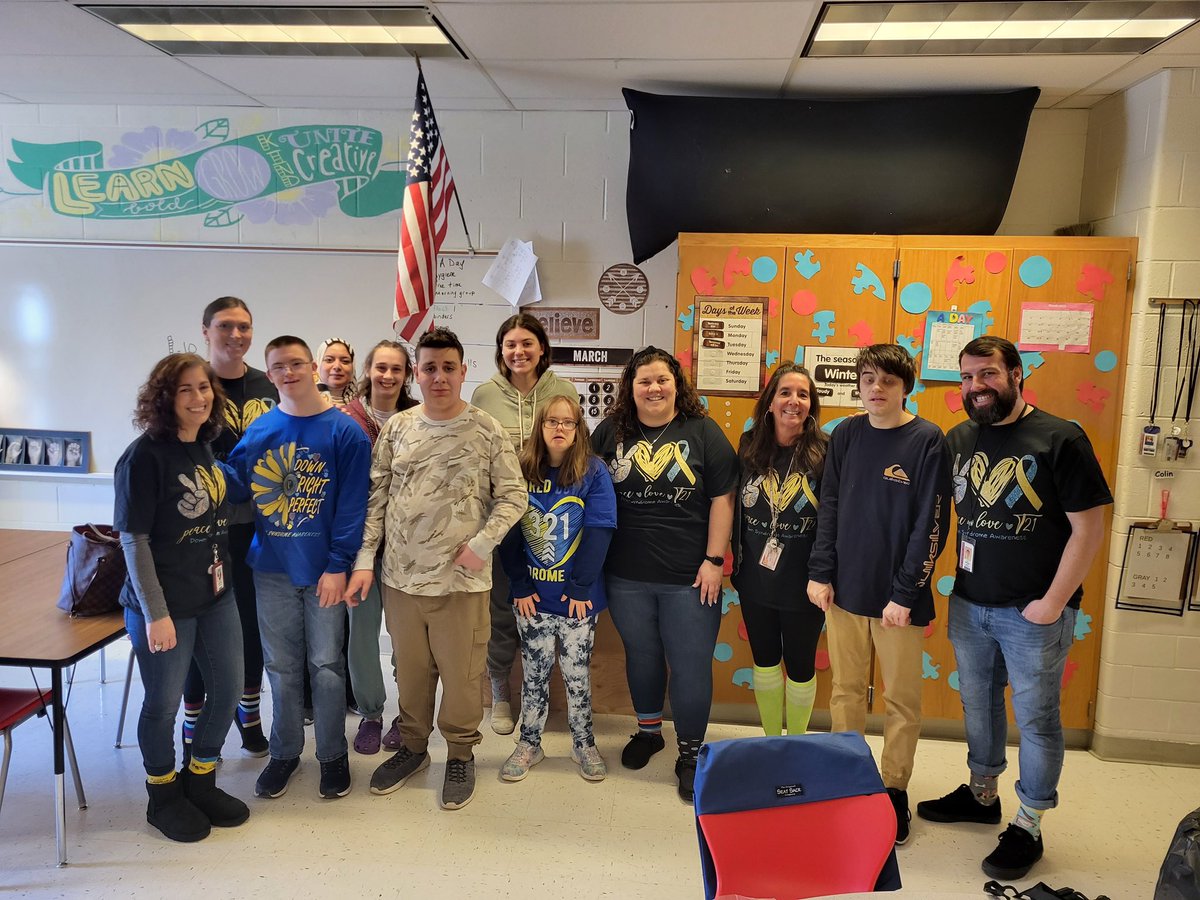 Happy World Down Syndrome Awareness Day! 💙💛🧬 #DownRightAmazing #RockYourSocks <a href="/WallTwpSchools/">Wall Township Public Schools</a>