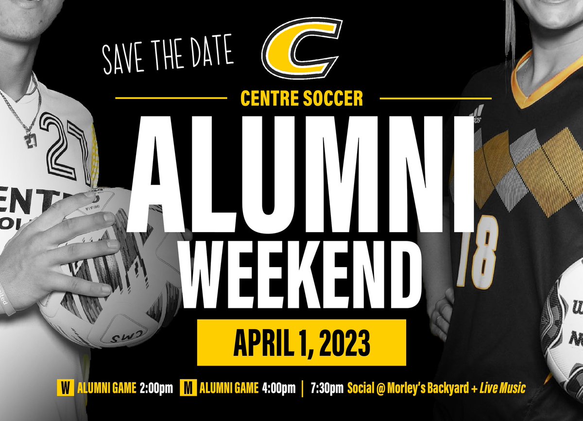 Centre is hosting Homecoming this fall when CMS & CWS are Away. 😢 So if you are on the fence about Alumni Weekend, come join us!Sounds like the stars are in line w/a lot of your schedules & we anticipate another big weekend! @CentreAlumni @CentreWSoccer @morleysbackyard