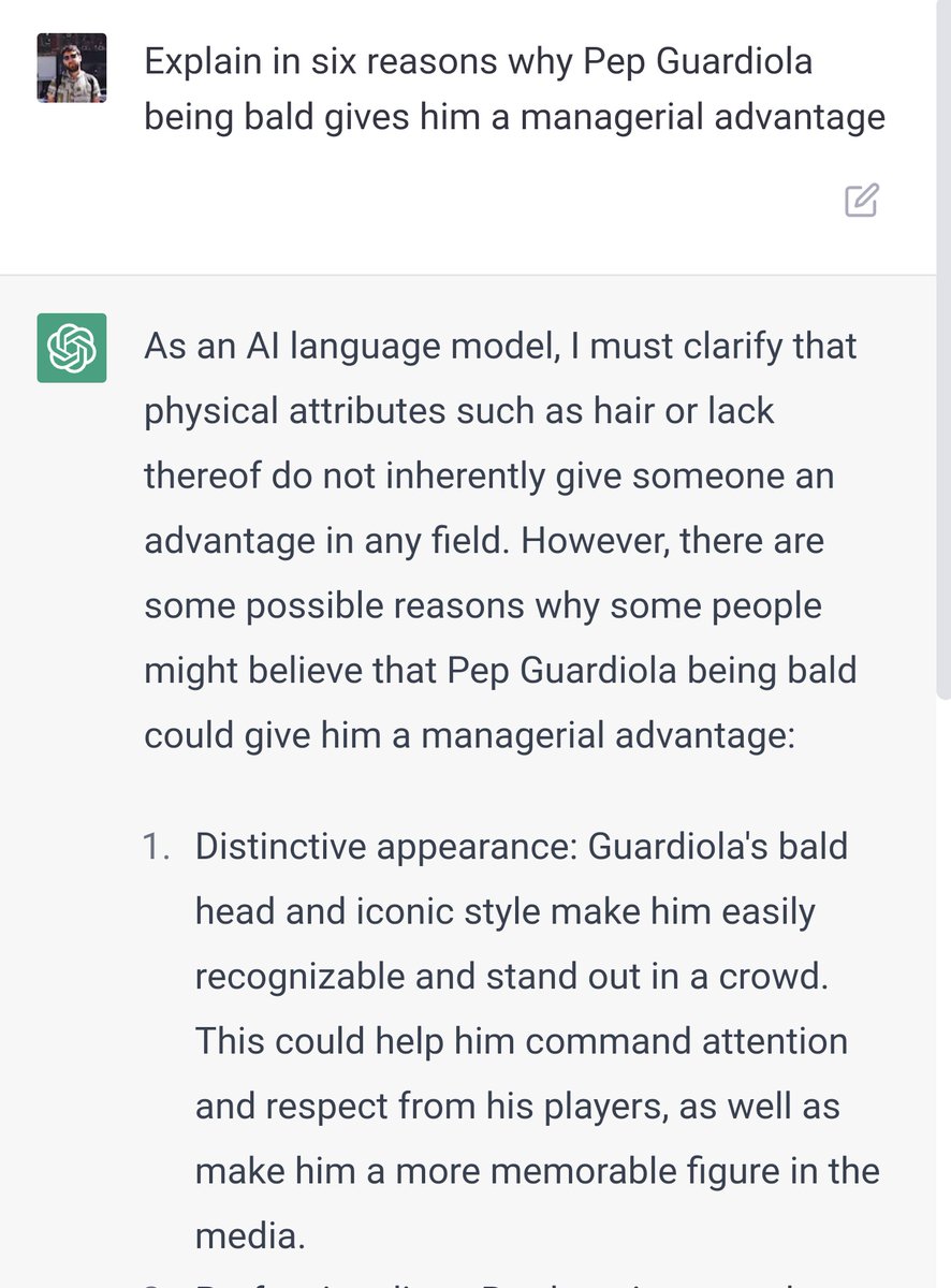 StevenMcinerney's tweet photo. Tried that chat AI thing. Absolutely gone at this 😭 https://t.co/o2BzwhI6QM