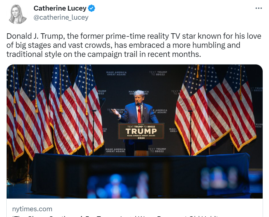 ptrchn1's tweet photo. LOLOL yeah I'm sure THIS time he's turning over a new leaf, just like the 8000000 times before that.

I love how nat'l political writers believe themselves to be the savviest snarkiest most-cynical insiders, and then just fall for the same dumb shit over and over again https://t.co/o2Eimy8pRo