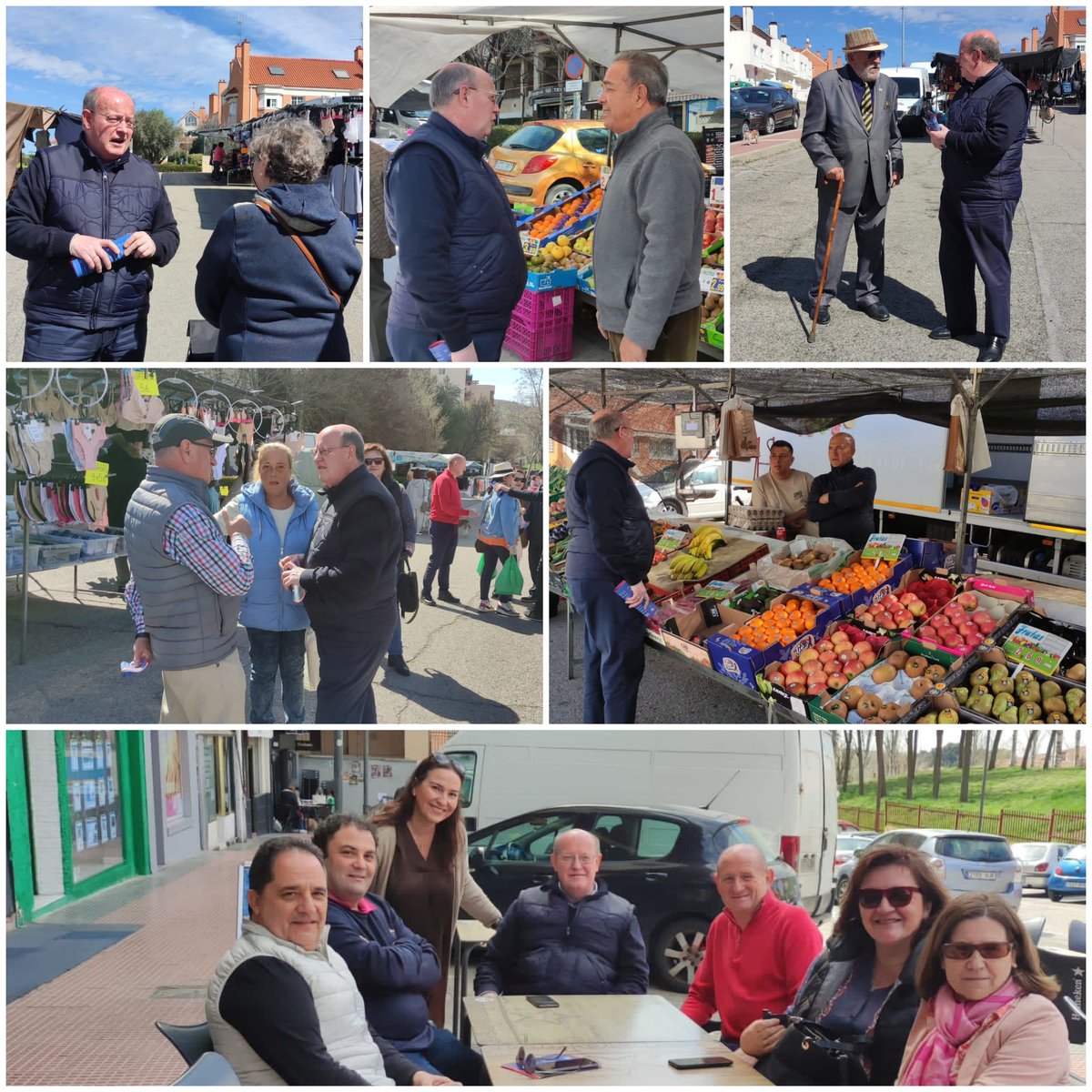 🚶‍♂️Paseo por el #mercadillo
Nuestro candidato a la Alcaldía, <a href="/FernandoRomo_/">Fernando Romo Raposo</a>, ha estado esta mañana charlando con tenderos y vecinos en el mercadillo de #Algete. 
👉Mercado que, al contrario que en los municipios vecinos, ha perdido puestos durante los últimos años. 
 #Romo2023 💪🏻